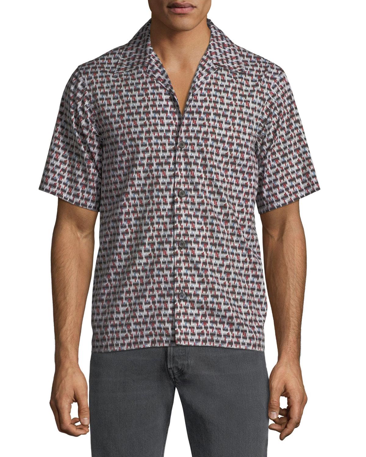 mens prada bowling shirt