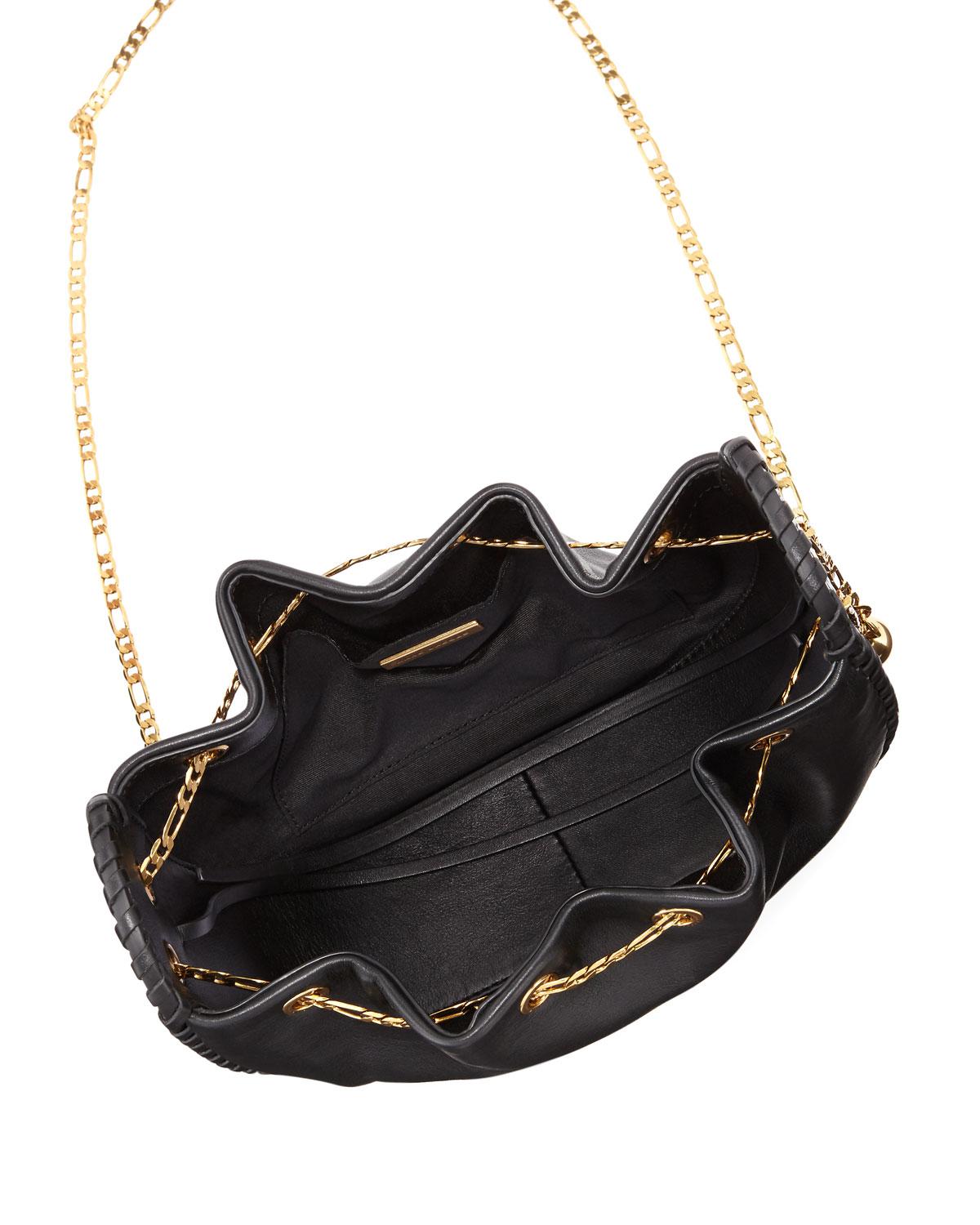 Marc Jacobs Sway Leather Bucket Crossbody Bag in Black - Lyst