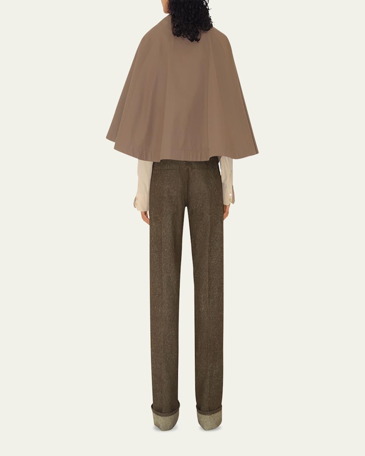 ポンチョ・ケープ BURBERRY TWILL CROPPED CAPE BURBERRY TWILL CROPPED CAPE (Burberry/ポンチョ・ケープ