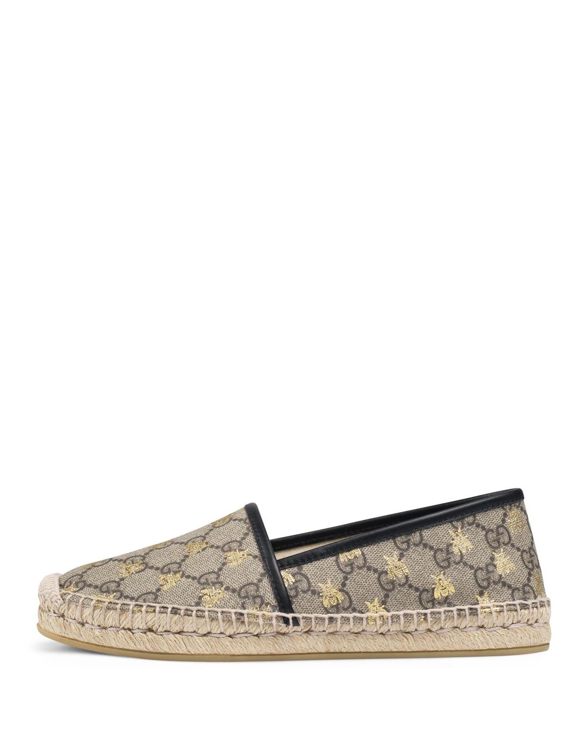 gucci pilar espadrille flat