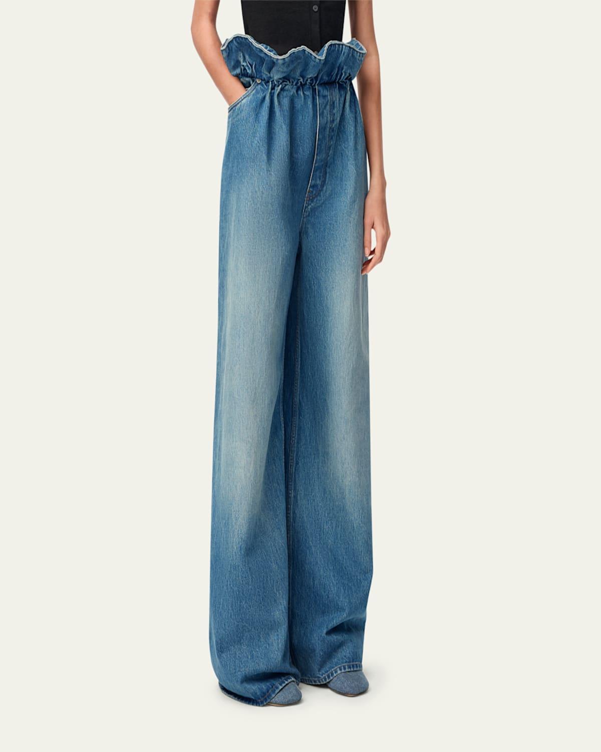 送料関税込【LOEWE】Flamenco high-rise wide-leg jeans 送料関税込【LOEWE】Flamenco high-rise wide-leg jeans