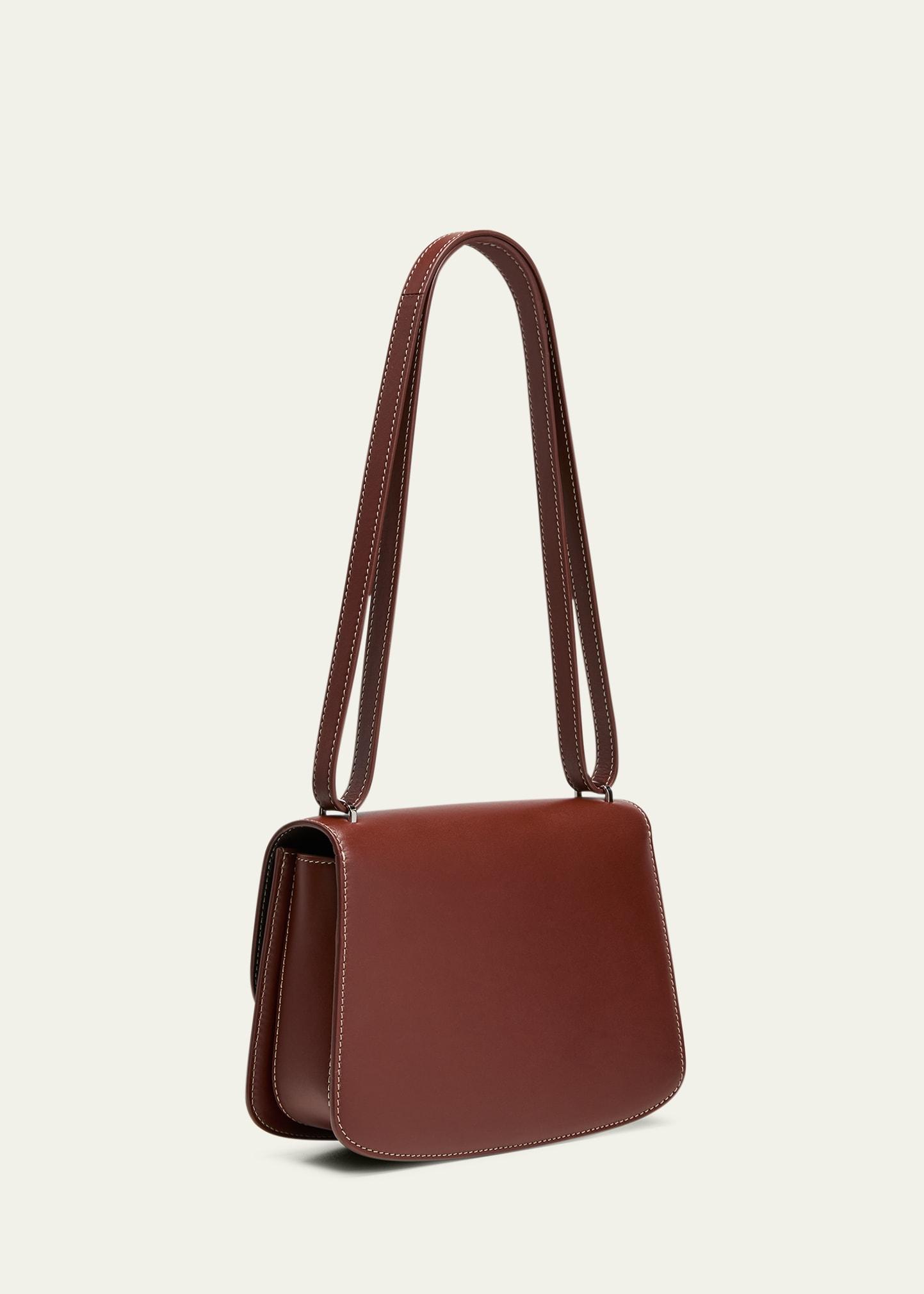 The Row Sofia 10 Leather Shoulder Bag in Brown | Lyst