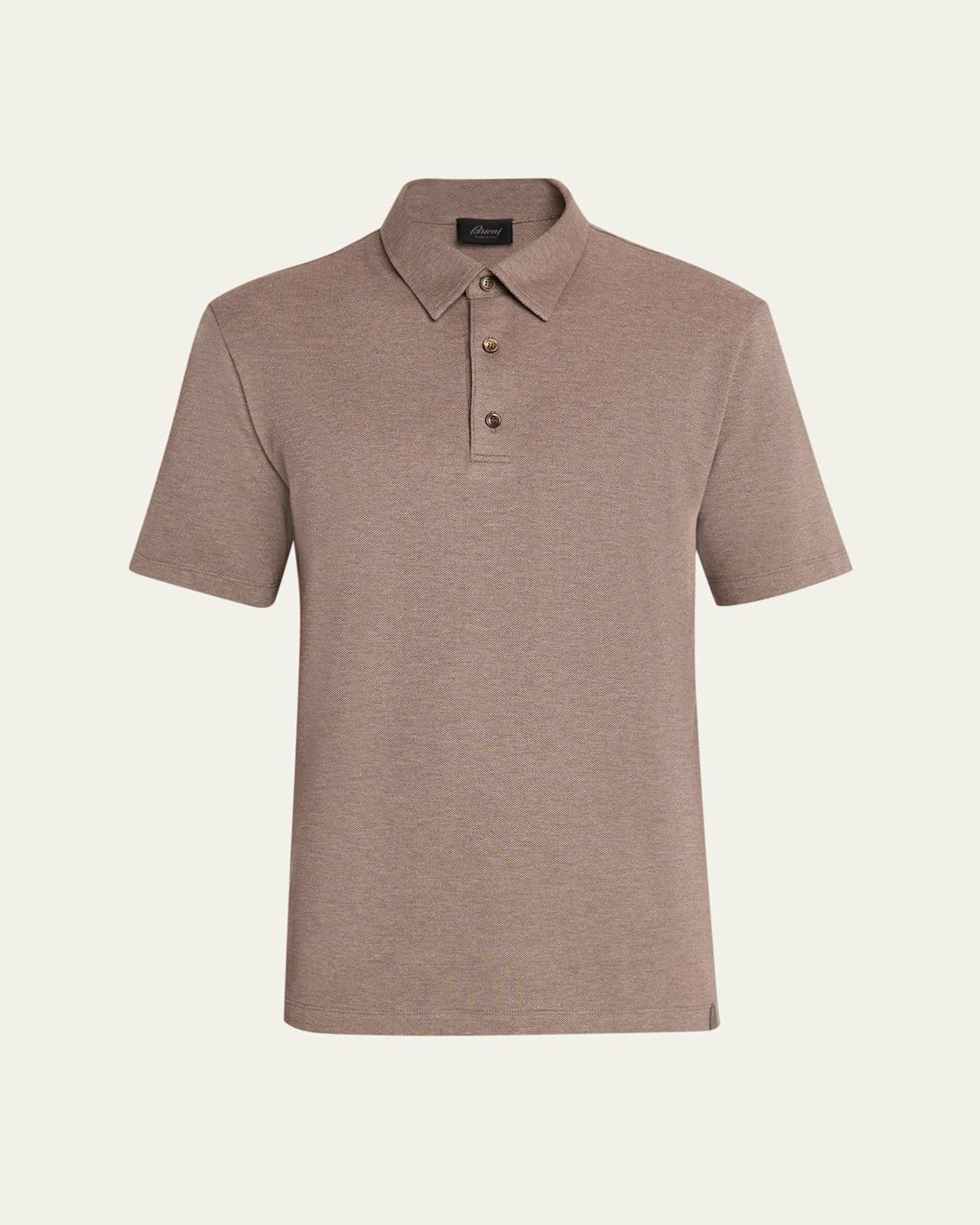 トップス Brioni Pipue Polo Shirt Brioni Piqué Cotton Polo Shirt | Black | FARFETCH - トップス