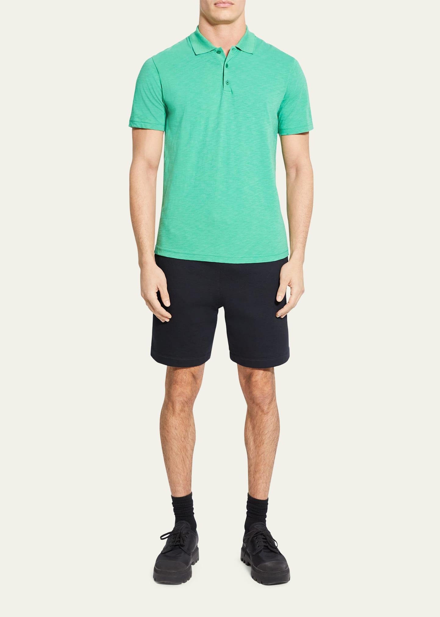 Theory Bron Classic Polo Shirt in Green for Men | Lyst