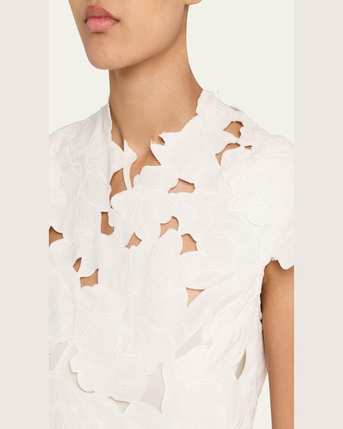 Jonathan Simkhai Holloway Embroidered Mini Dress in Natural | Lyst Jonathan Simkhai Holloway Embroidered Mini Dress in Natural | Lyst