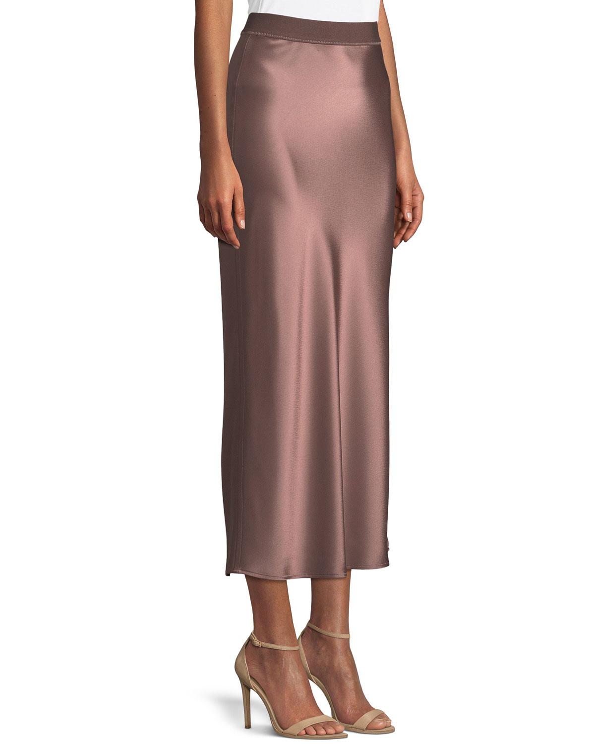 theory maxi slip skirt