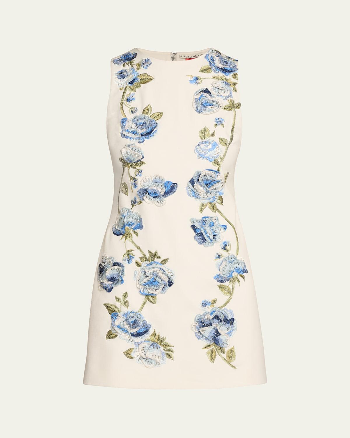 ALICE+OLIVIA☆Clyde キャップスリーブ シフトドレス♪送料込 A+o X The Beatles Clyde Shift Dress In Come Together | Alice