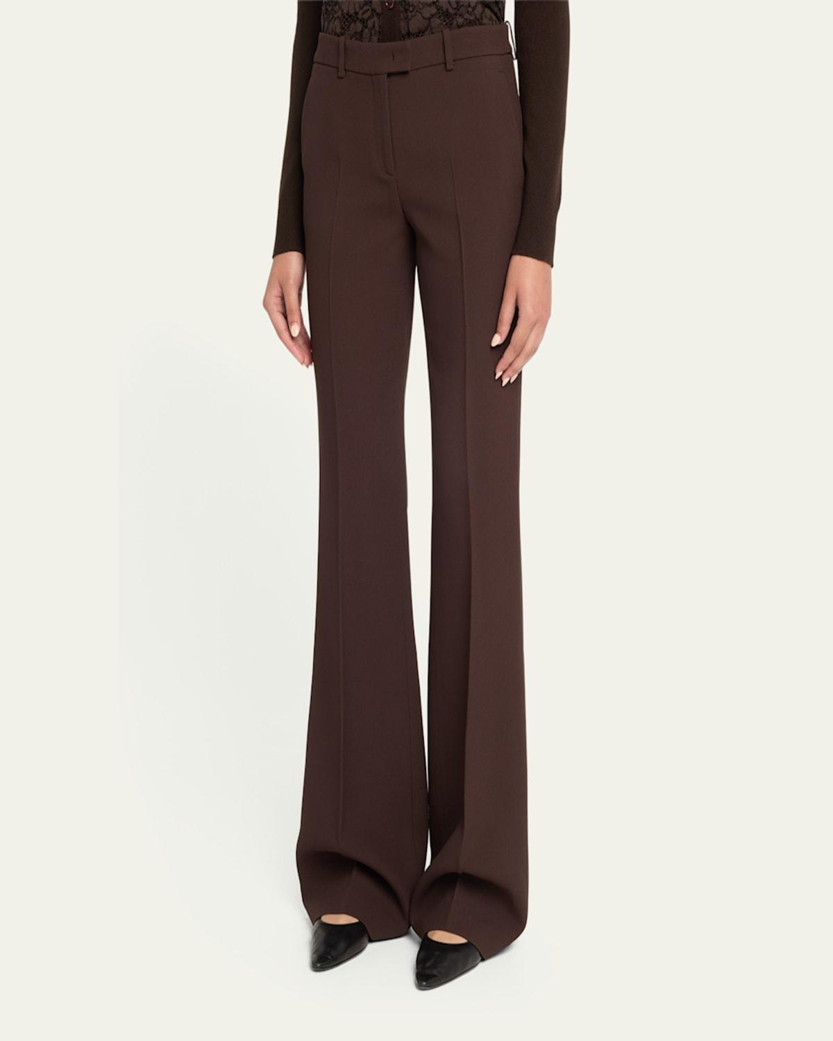 パンツ Michael By Michael Kors Triacetate Blend Wide-Leg Pant Michael Kors Wide-leg pant in triacetate blend with waist