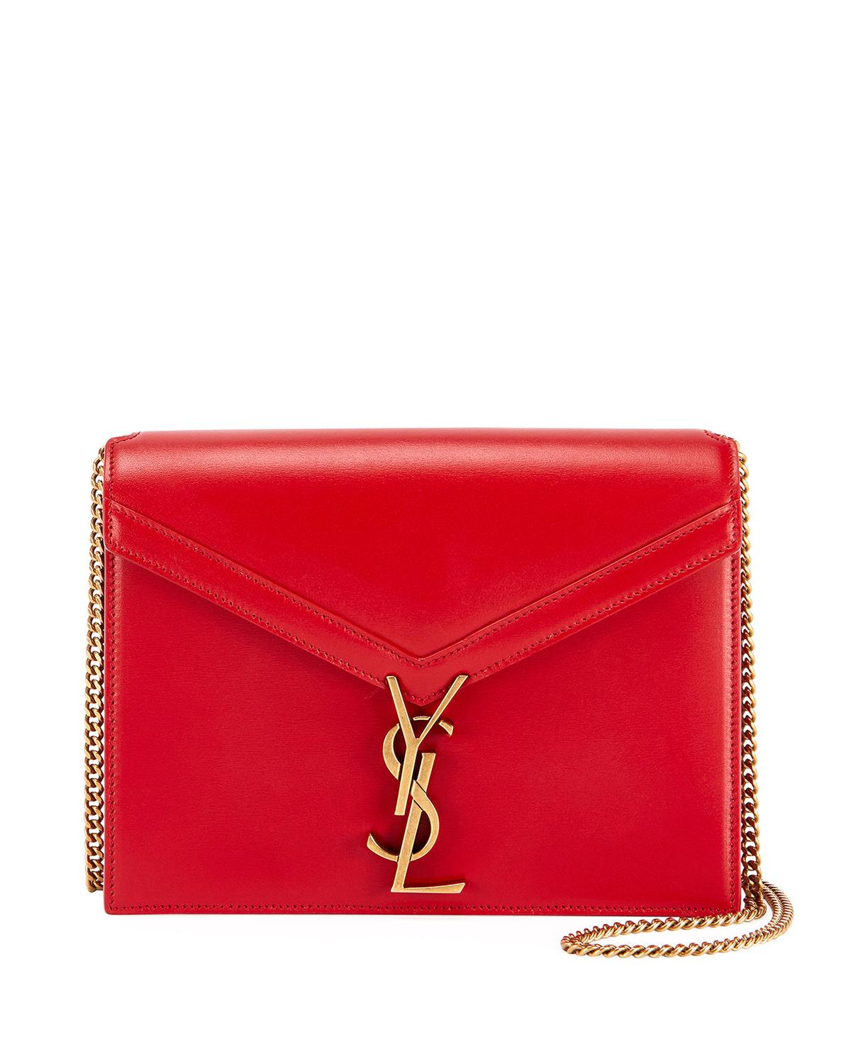 red chain crossbody bag