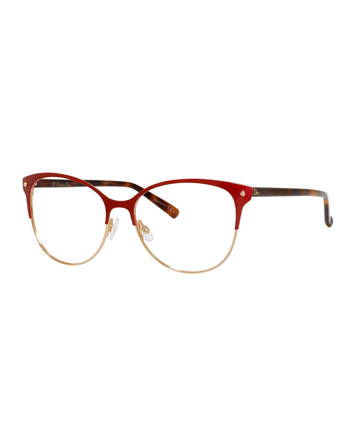 Dior Semi-rimless Fashion Glasses in Black Lyst