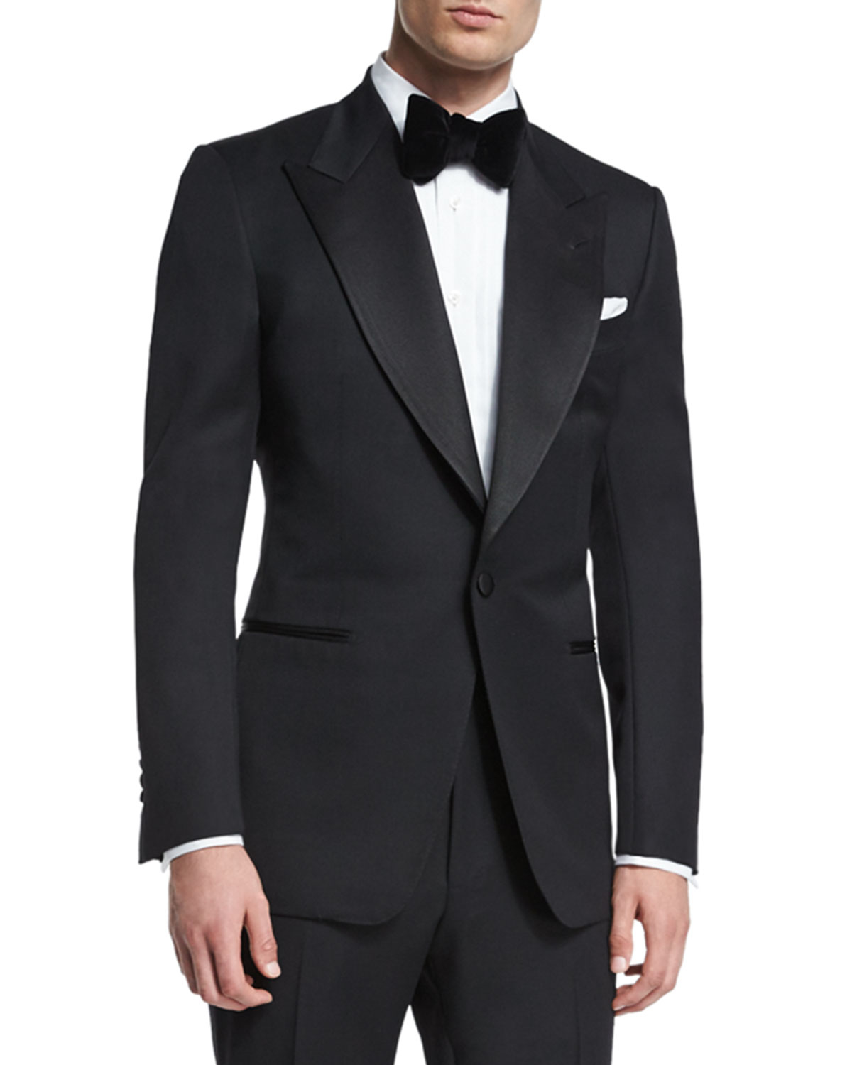 Tom ford Windsor Base Peak-lapel Tuxedo in Black for Men | Lyst