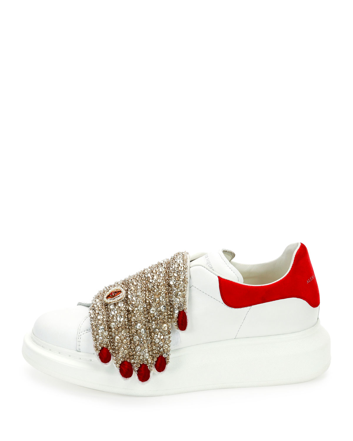 Alexander McQueen Flat Leather Sneaker 