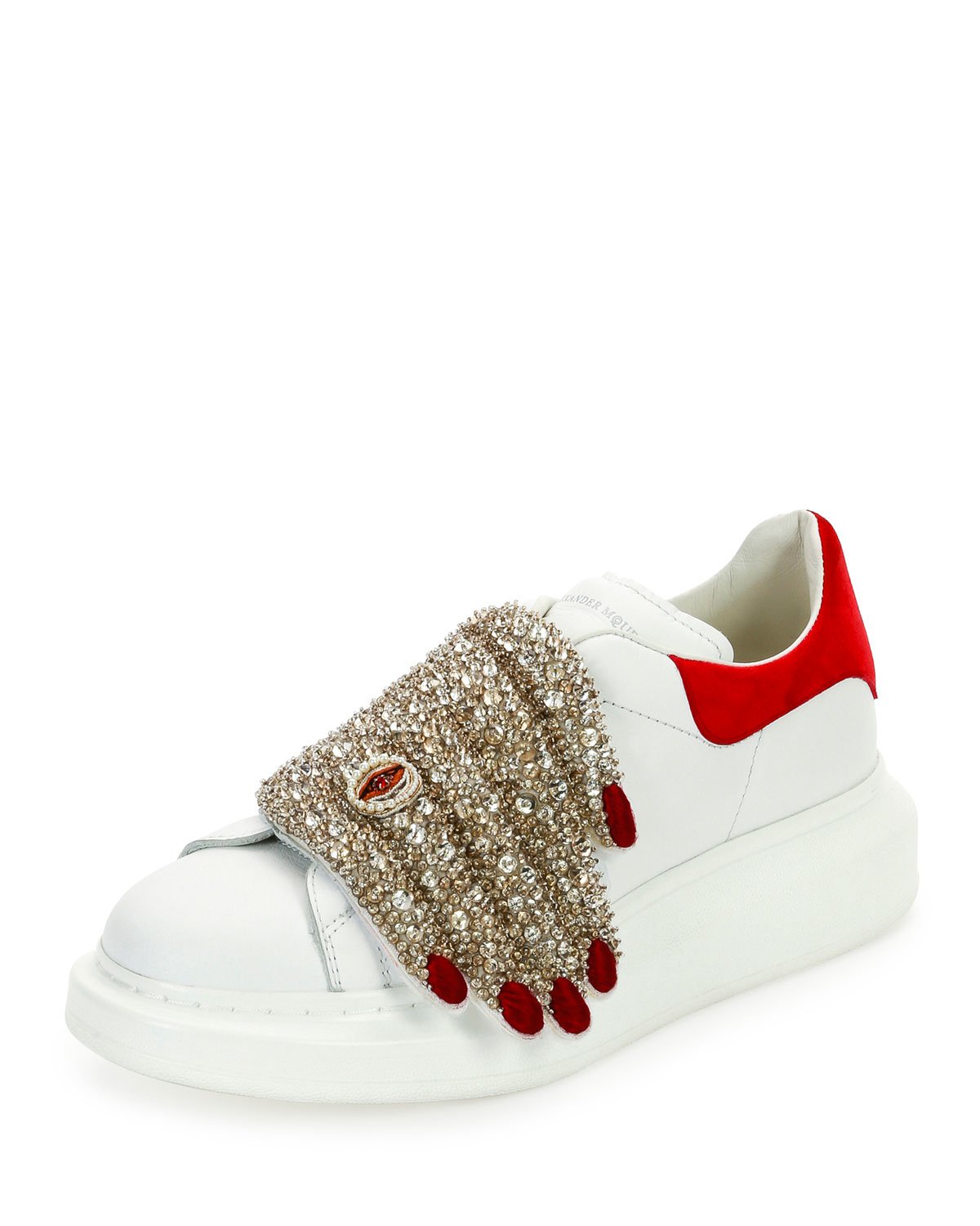 Alexander McQueen Flat Leather Sneaker 