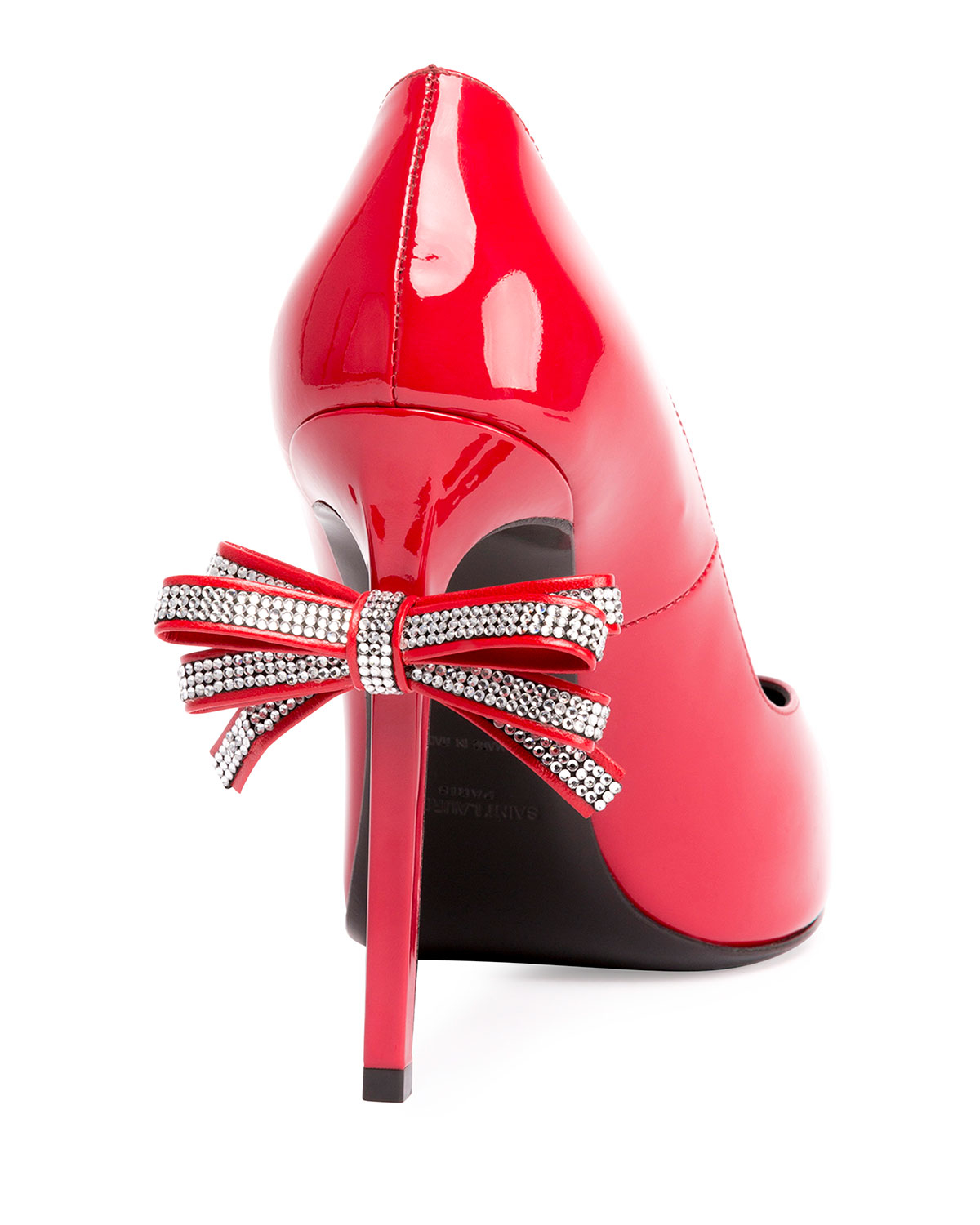 saint laurent bow heels