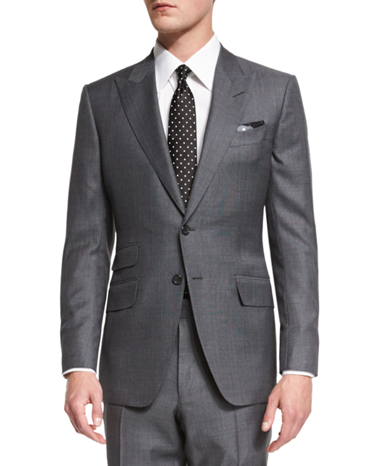 Tom ford O'connor Base Irregular Canvas Two-piece Suit in Gray for Men ...