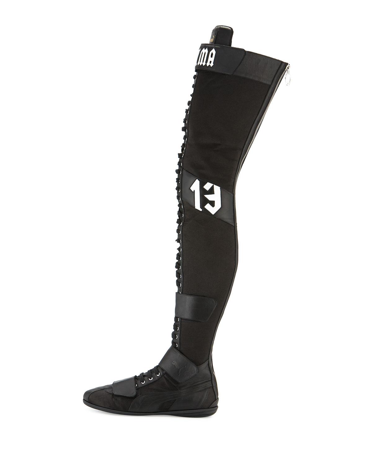 puma knee high boots