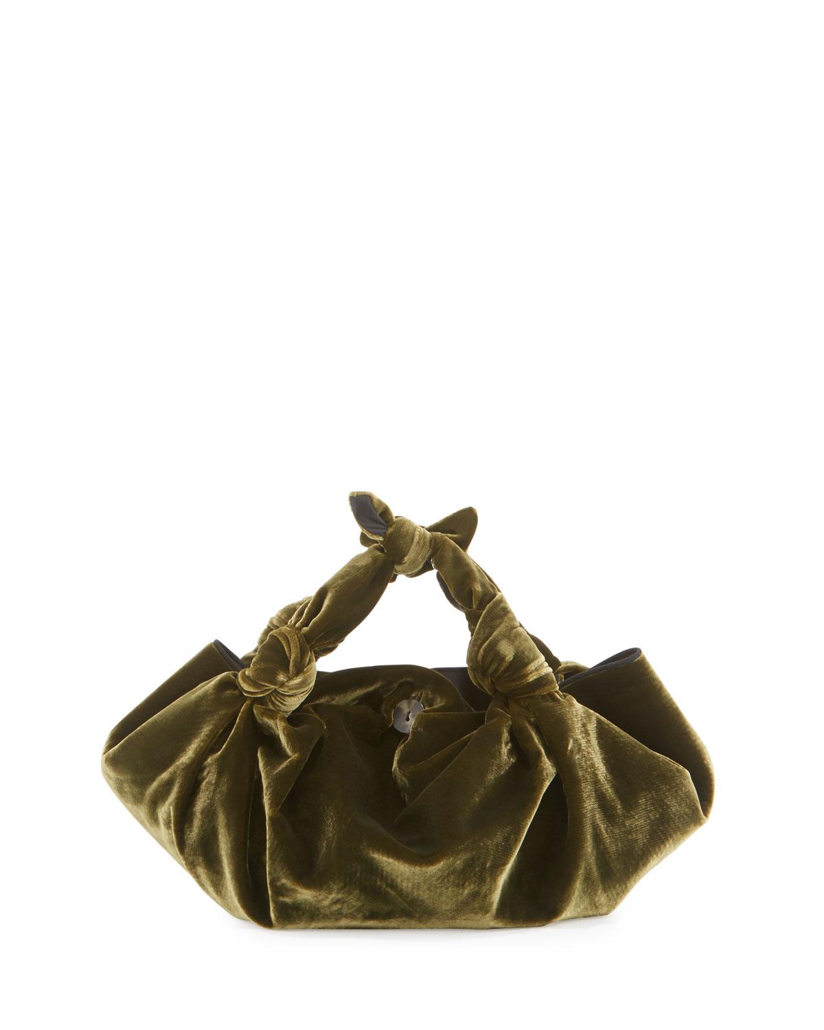 the row velvet bag