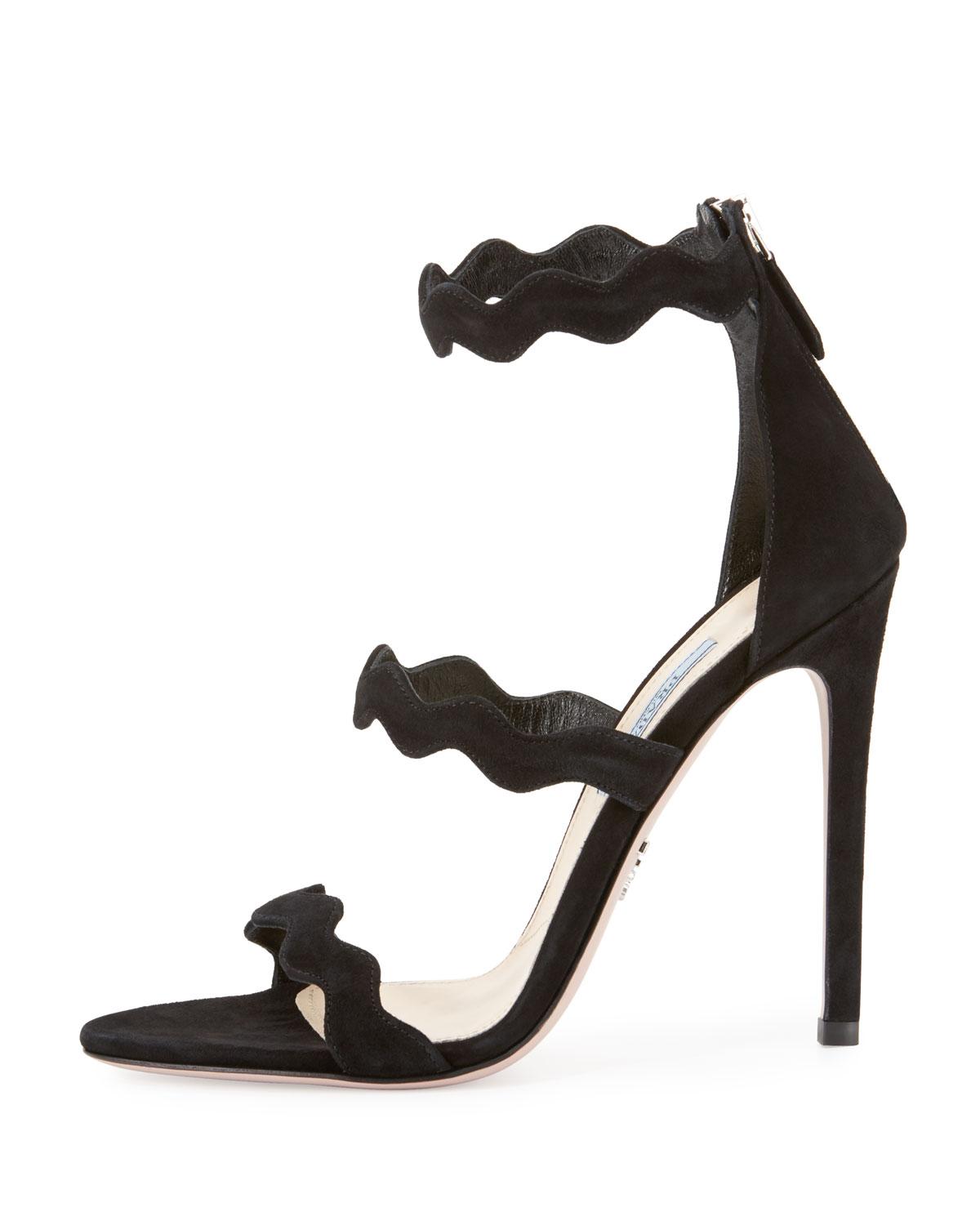 prada wavy sandal