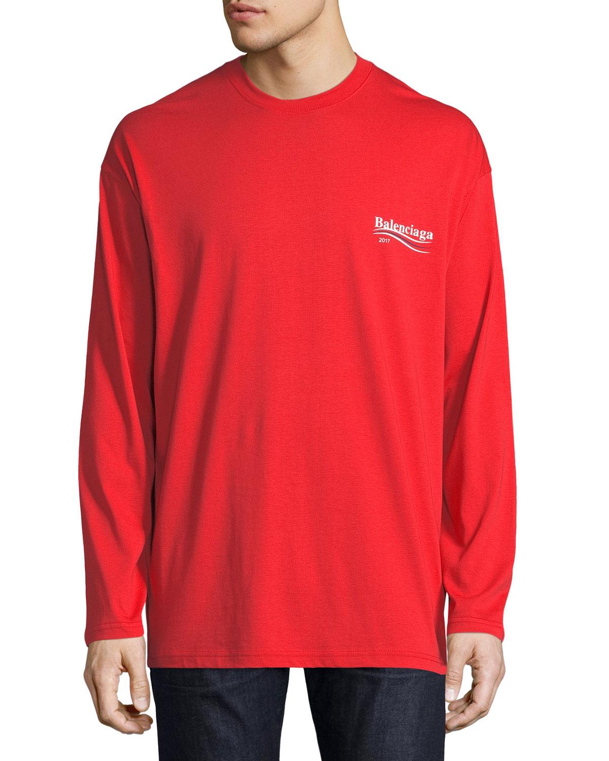 balenciaga long sleeve tee