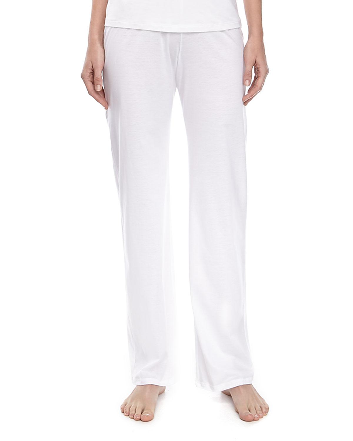 Lyst - Hanro Pima Cotton Drawstring Pants in White - Save 2%