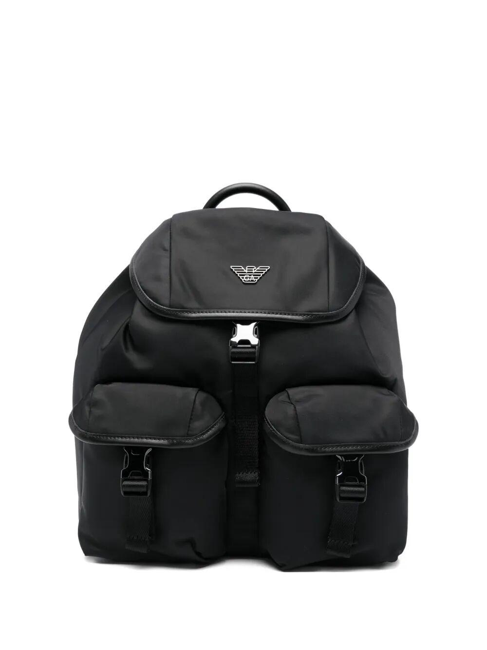 Emporio Armani Travel/School Backpack ASV recycled nylon backpack | Emporio Armani main image 4