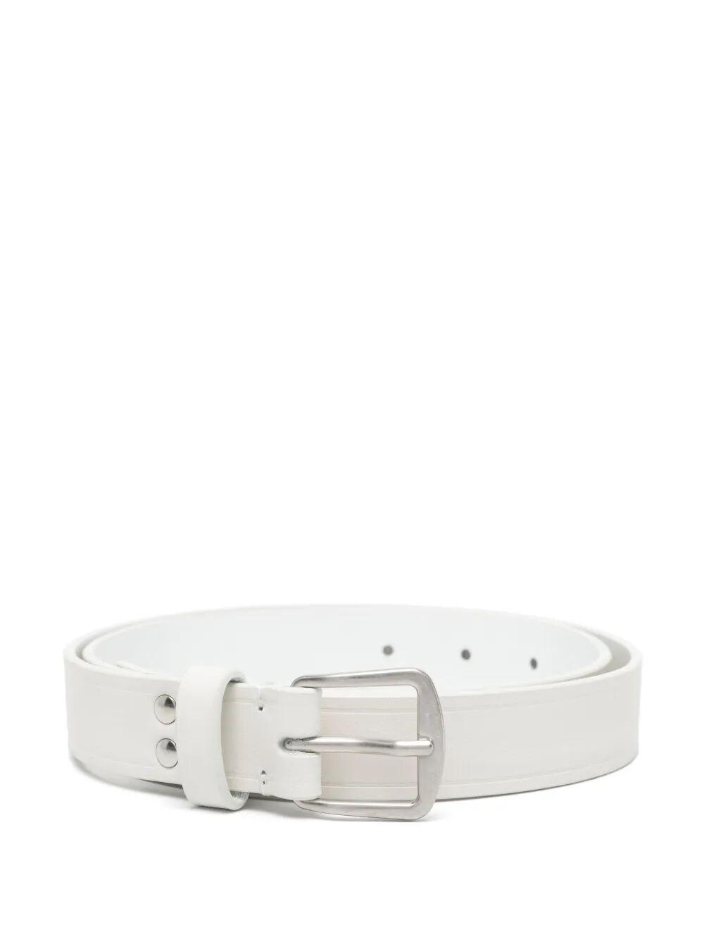 ベルト Ann Demeulemeester WILLOW 2,5CM BELT OILY CALF SKIN Ann Demeulemeester Willow 2,5Cm Belt Oily Calf Skin in White