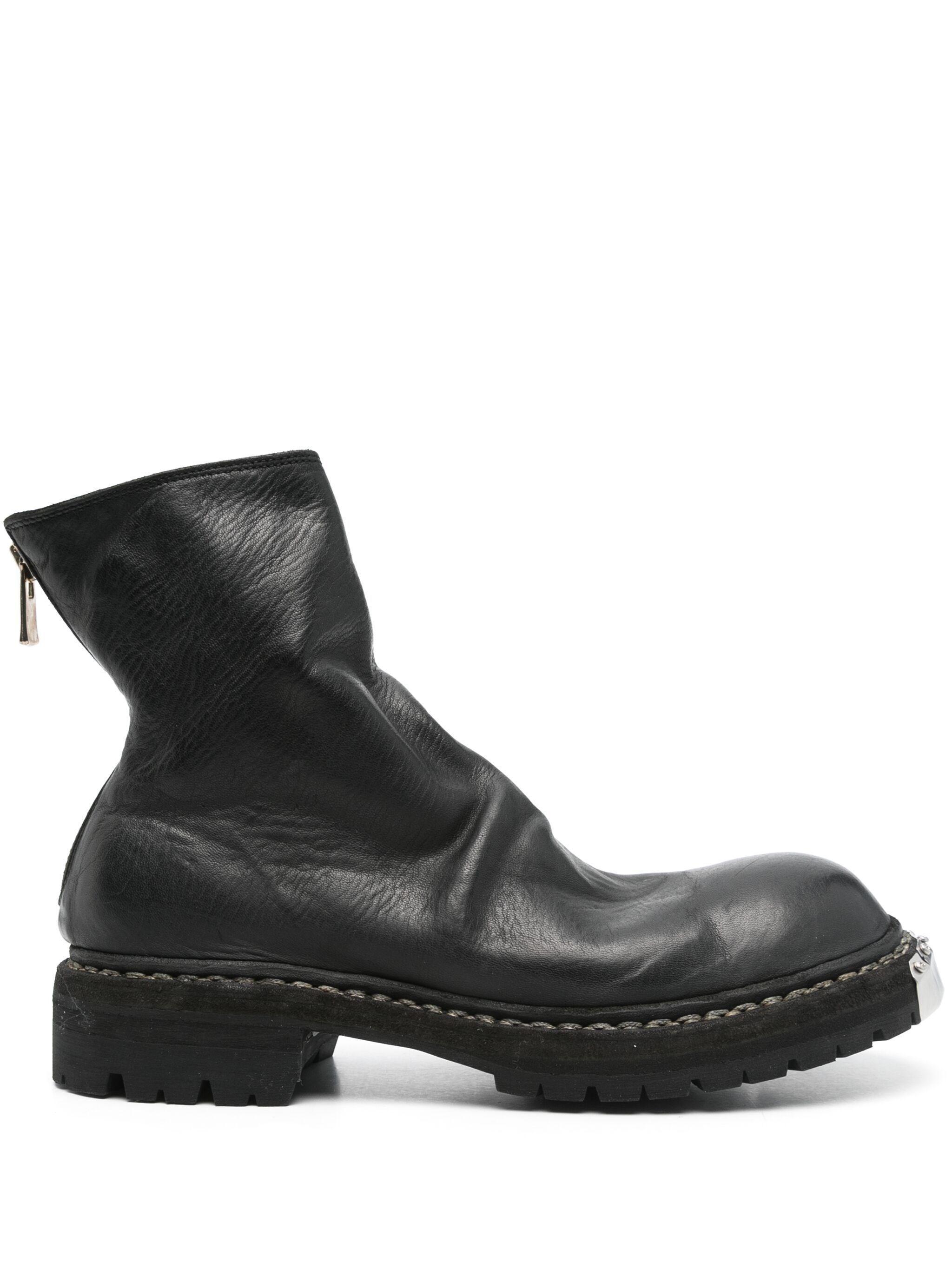 Guidi Back Zip Big Daddy Boot Shoes in Black for Men | Lyst