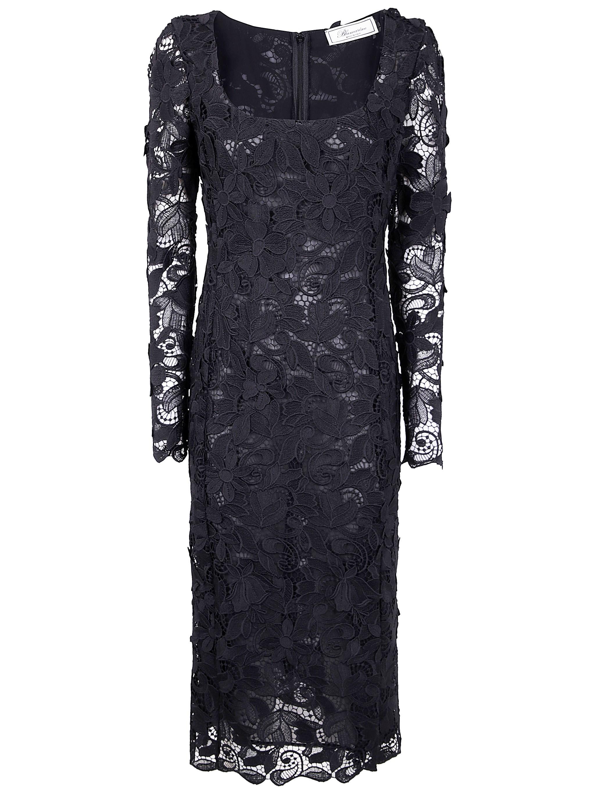 blumarine black lace dress Blumarine Black Lace Dress Sz I42/ US6- NWT-GORGEOUS