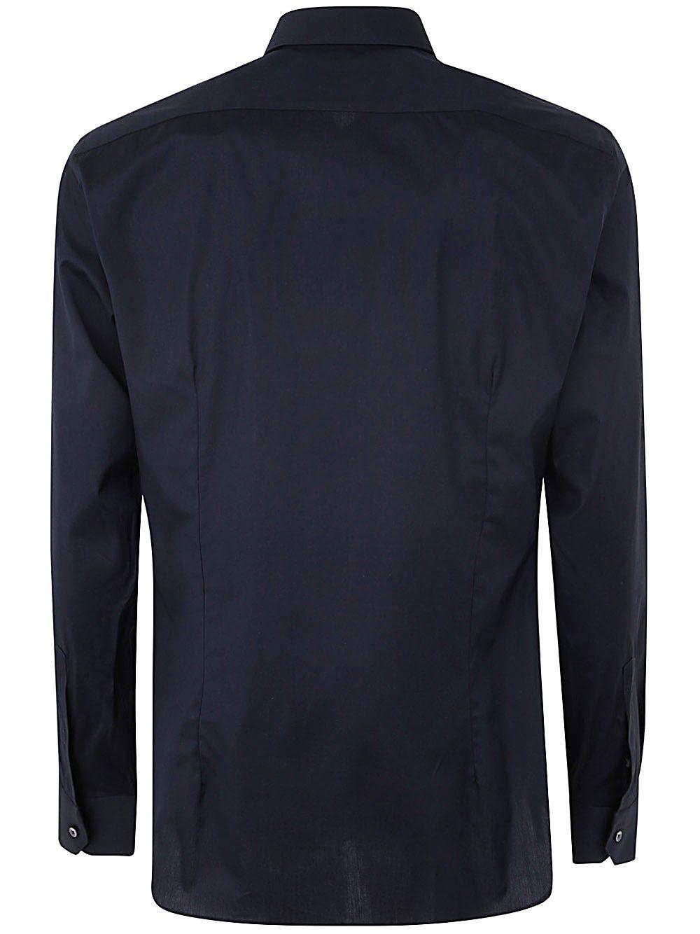 Zegna long-sleeve shirt - Black