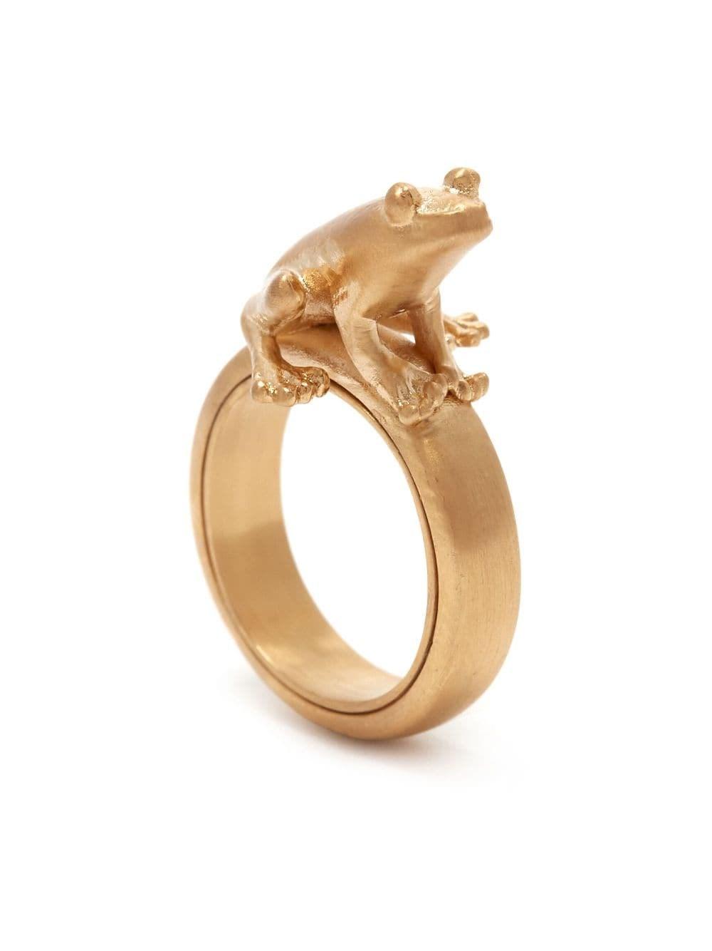 JW Anderson Gold Frog Ring JW Anderson