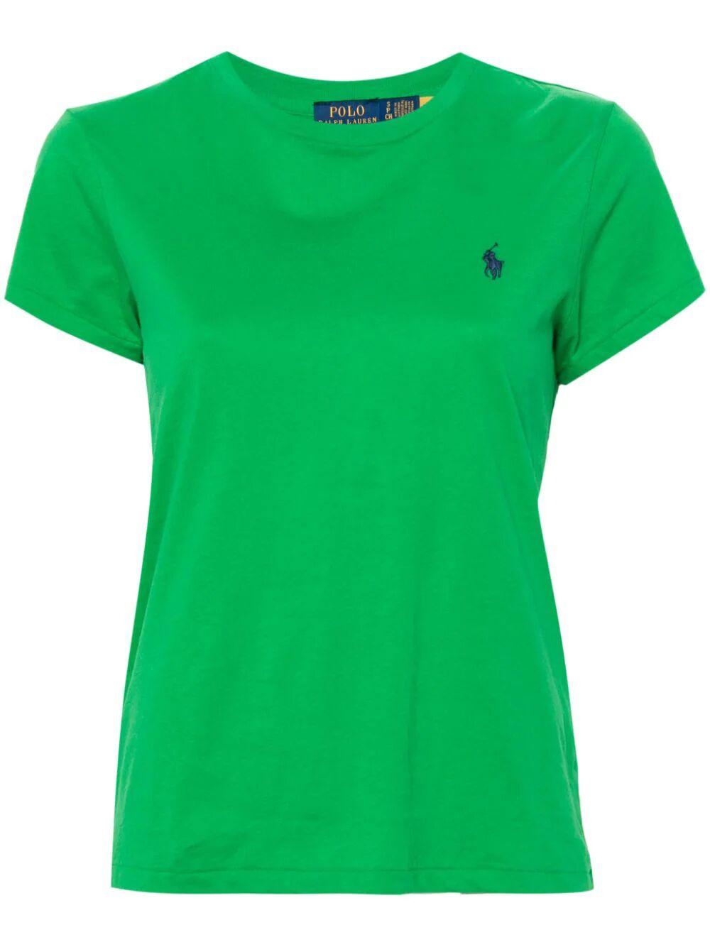 Green polo shirt with clearance orange horse