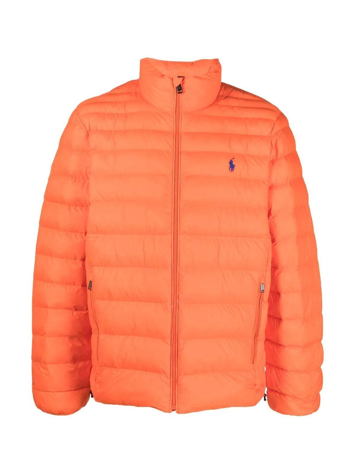 Ralph lauren sales orange puffer jacket