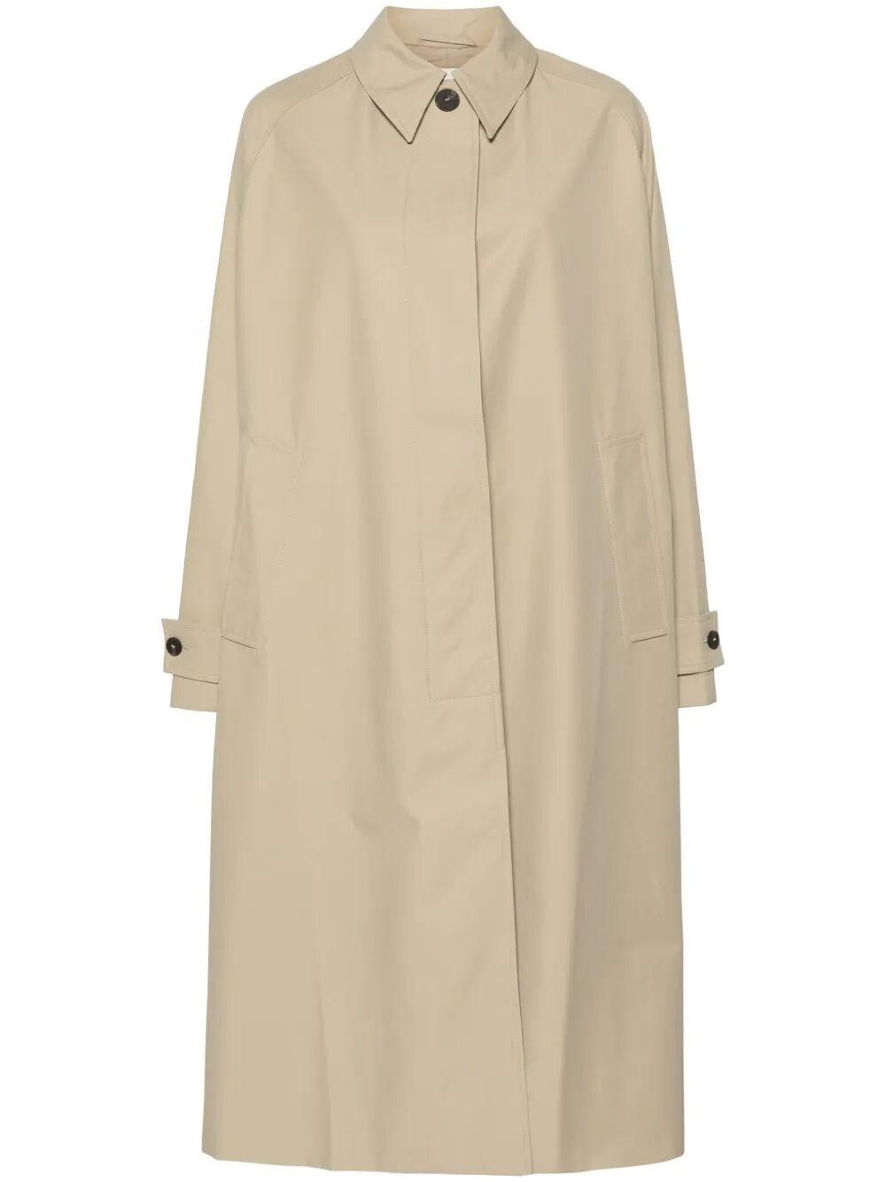トレンチコート STUDIO NICHOLSON EVERYDAY MAC OUTERWEAR Studio Nicholson Everyday Mac Coat in Beige | LN-CC