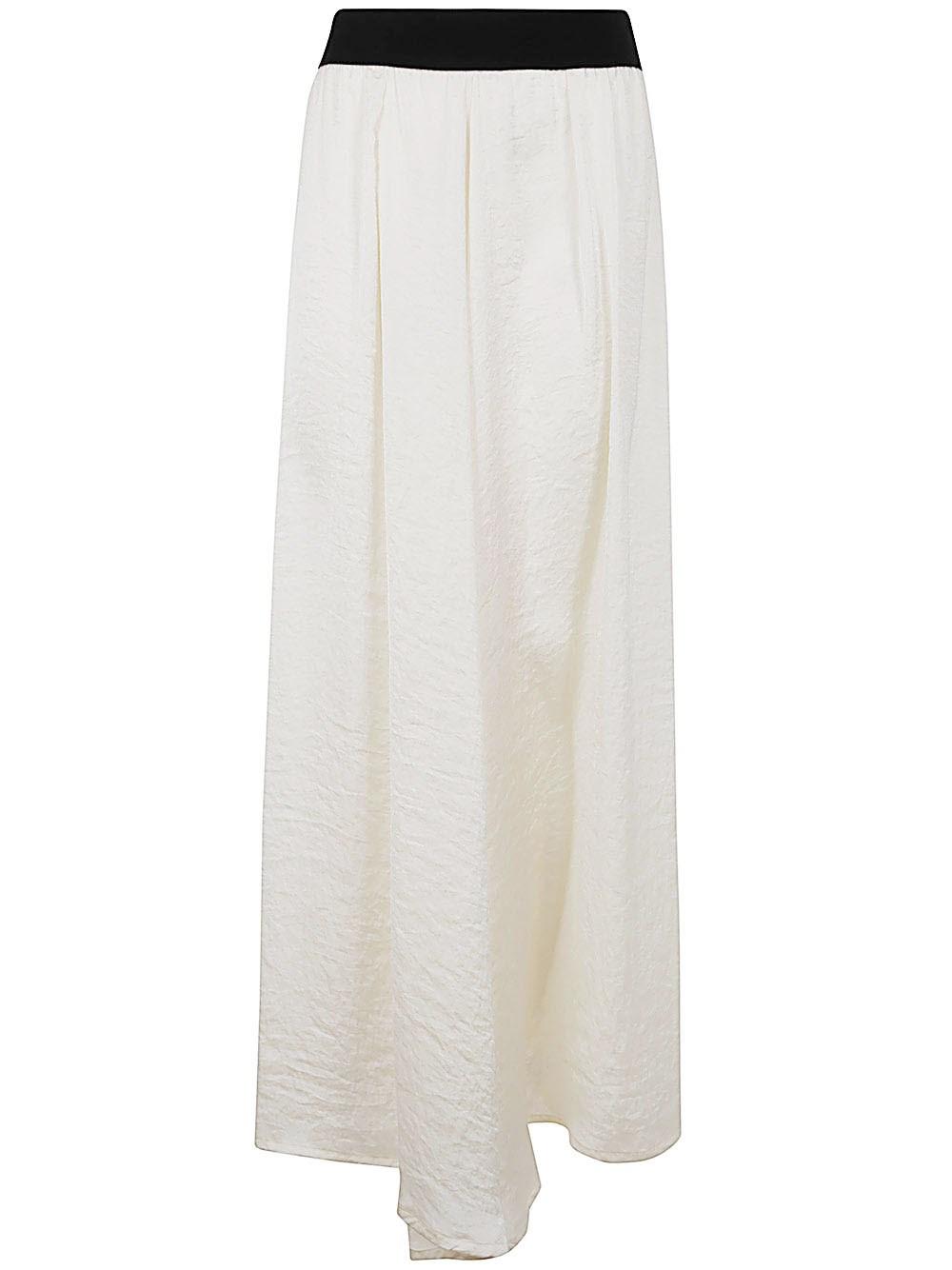 スカート Maria Calderara Maxi Side Slit Sequin Skirt With Taffeta Red Maria Calderara Skirts for Women | Lyst