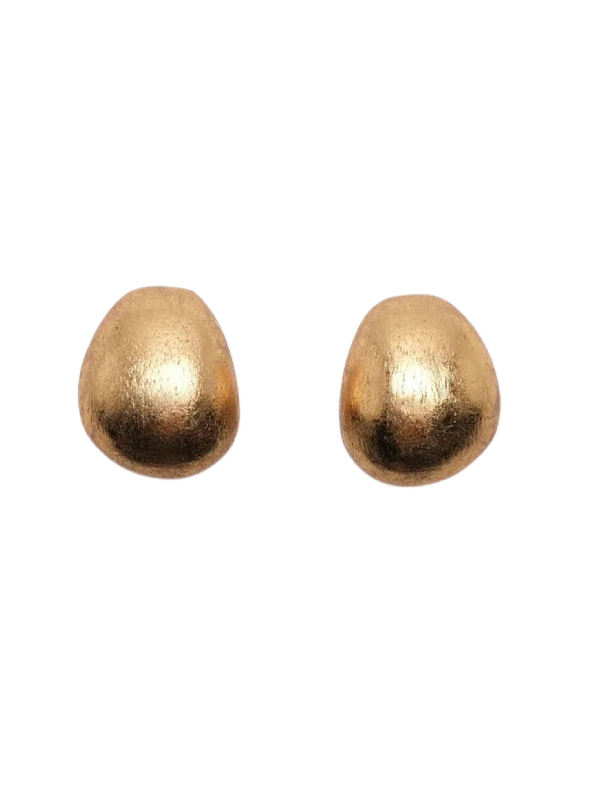 ピアス MONIES FW22 HAMU EARCLIPS (8166AG TRASPARENT GOLD) 18334451-gp-ea-swah-non-f1.jpg