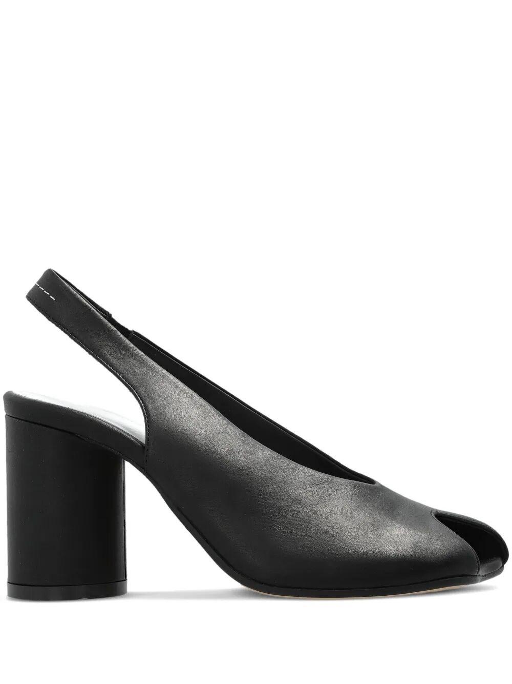 サンダル・ミュール Mm6 By Maison Margiela Open-Toe Slingback Sandals With MM6 MAISON MARGIELA Peep Toe Slingback Mules, $429