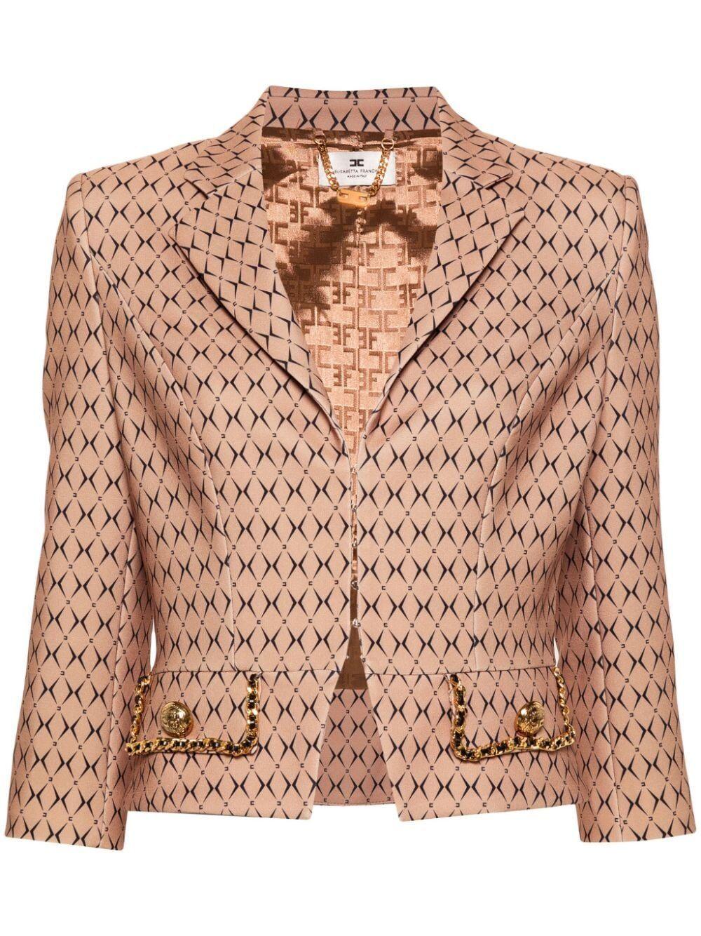 ジャケット ELISABETTA FRANCHI Single-breasted blazer Elisabetta Franchi - シングルブレスト・スリムフィット