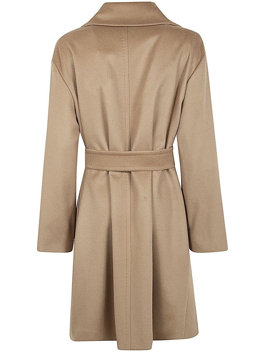 コート MAX MARA STUDIO Max Mara Studio Tiger Coat in Virgin Wool Max Mara Studio Vidim Belted Tiger-Printed Wool-Alpaca Coat