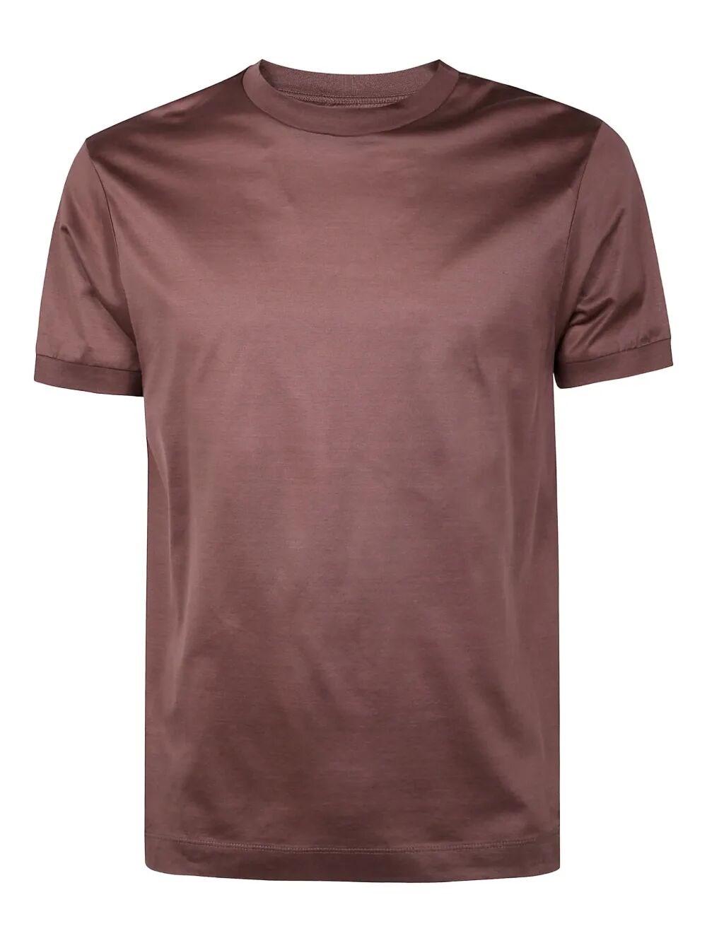 Daniele Fiesoli T-Shirt Girocollo Filo Scozia in Brown for