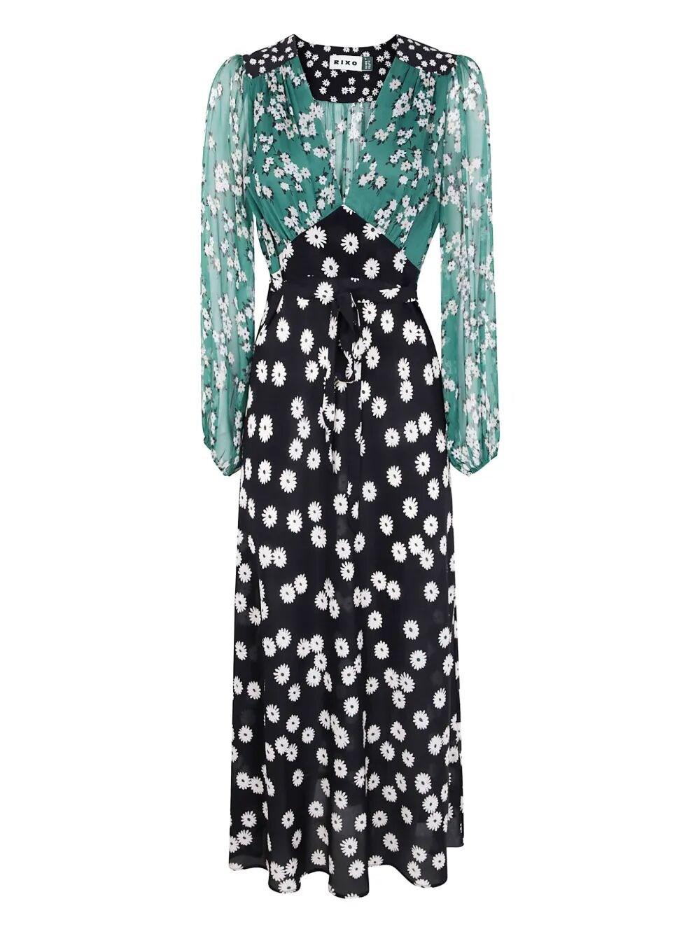 RIXO London "Kaila" Dress City Floral Mix in Green | Lyst RIXO London "Kaila" Dress City Floral Mix in Green | Lyst