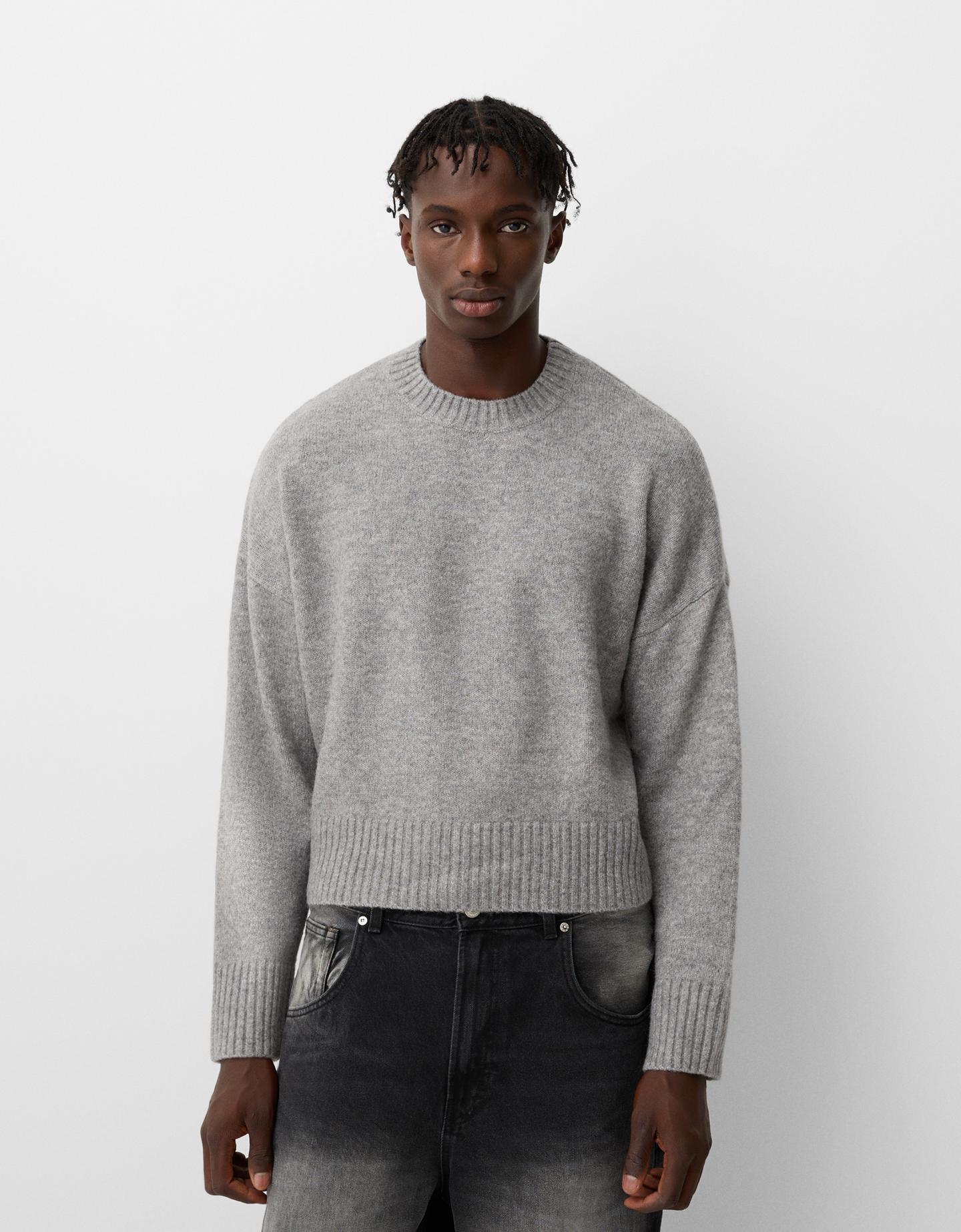 Bershka Menswear Bershka Men's Sweatshirts Bershka Cropped