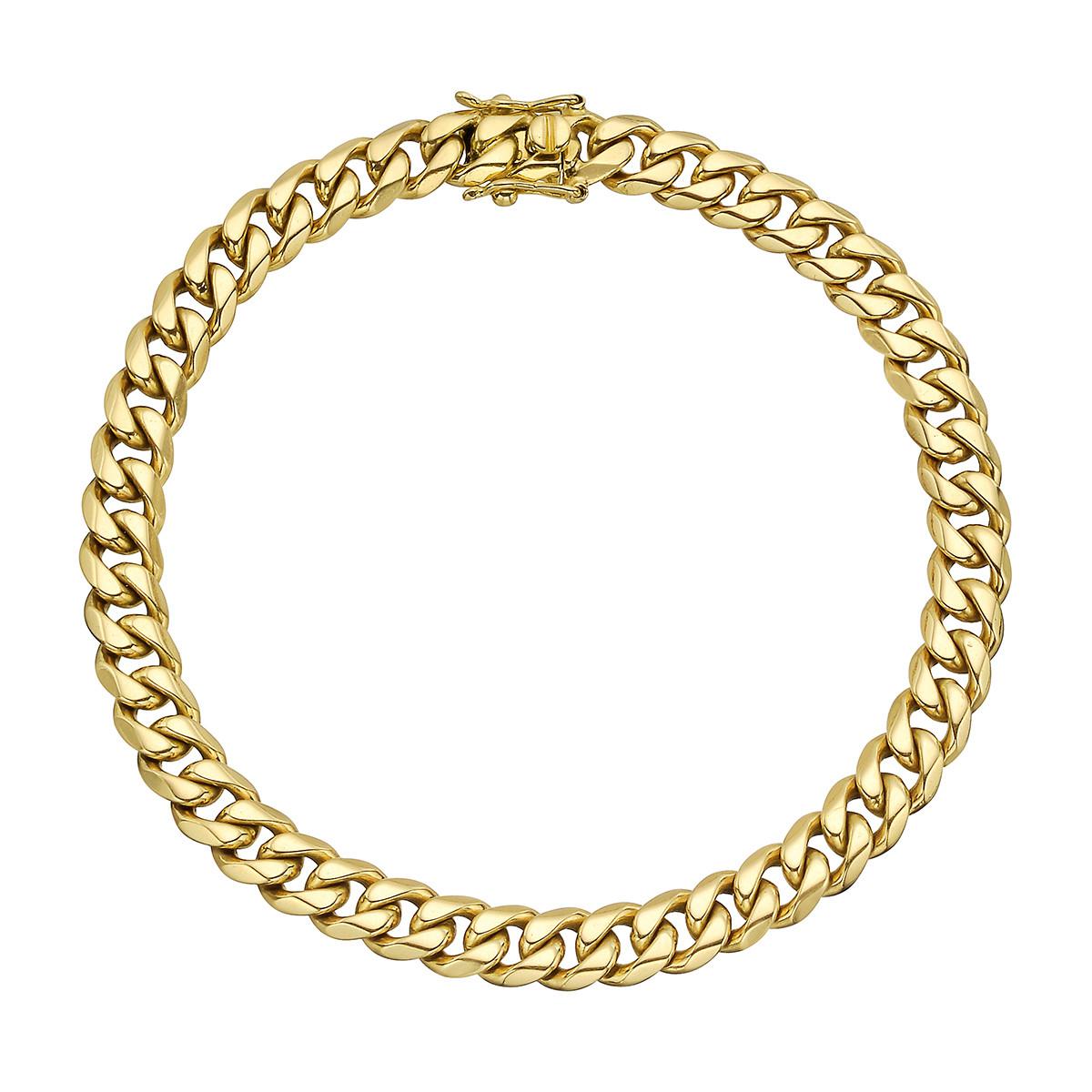 Cartier 18k Yellow Gold Oval Link Bracelet - Lyst