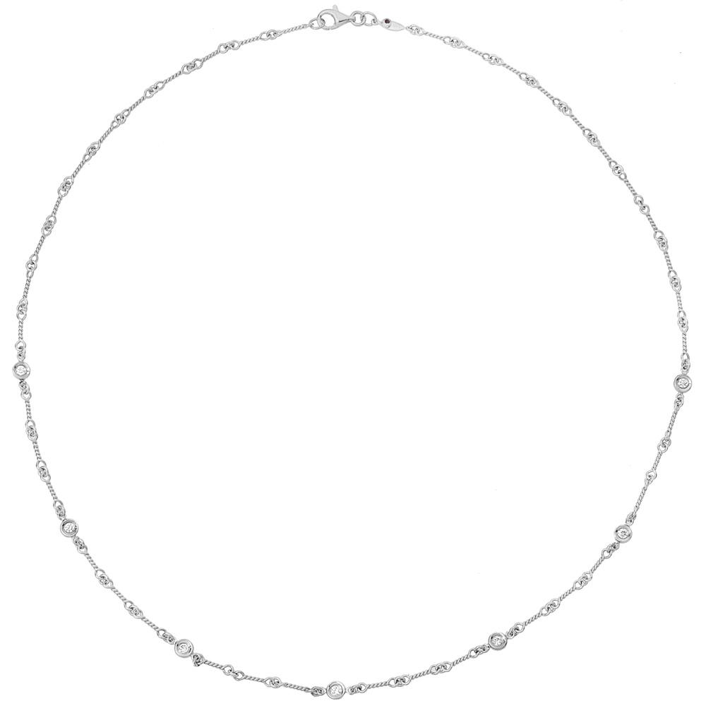 Roberto Coin 18k White Gold \u0026 Diamond 