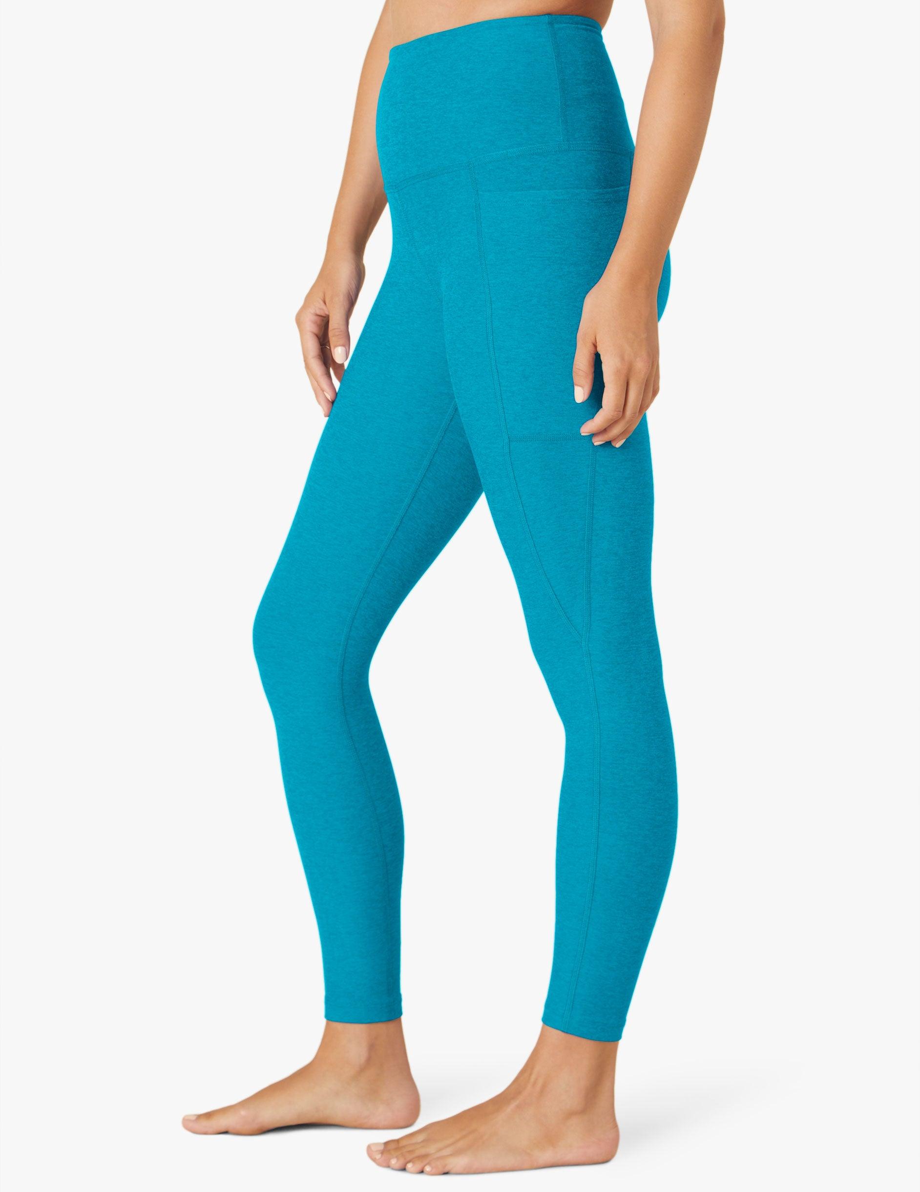 Beyond Yoga Spacedye Out Of Pocket High Waisted Midi Legging in Blue | Lyst