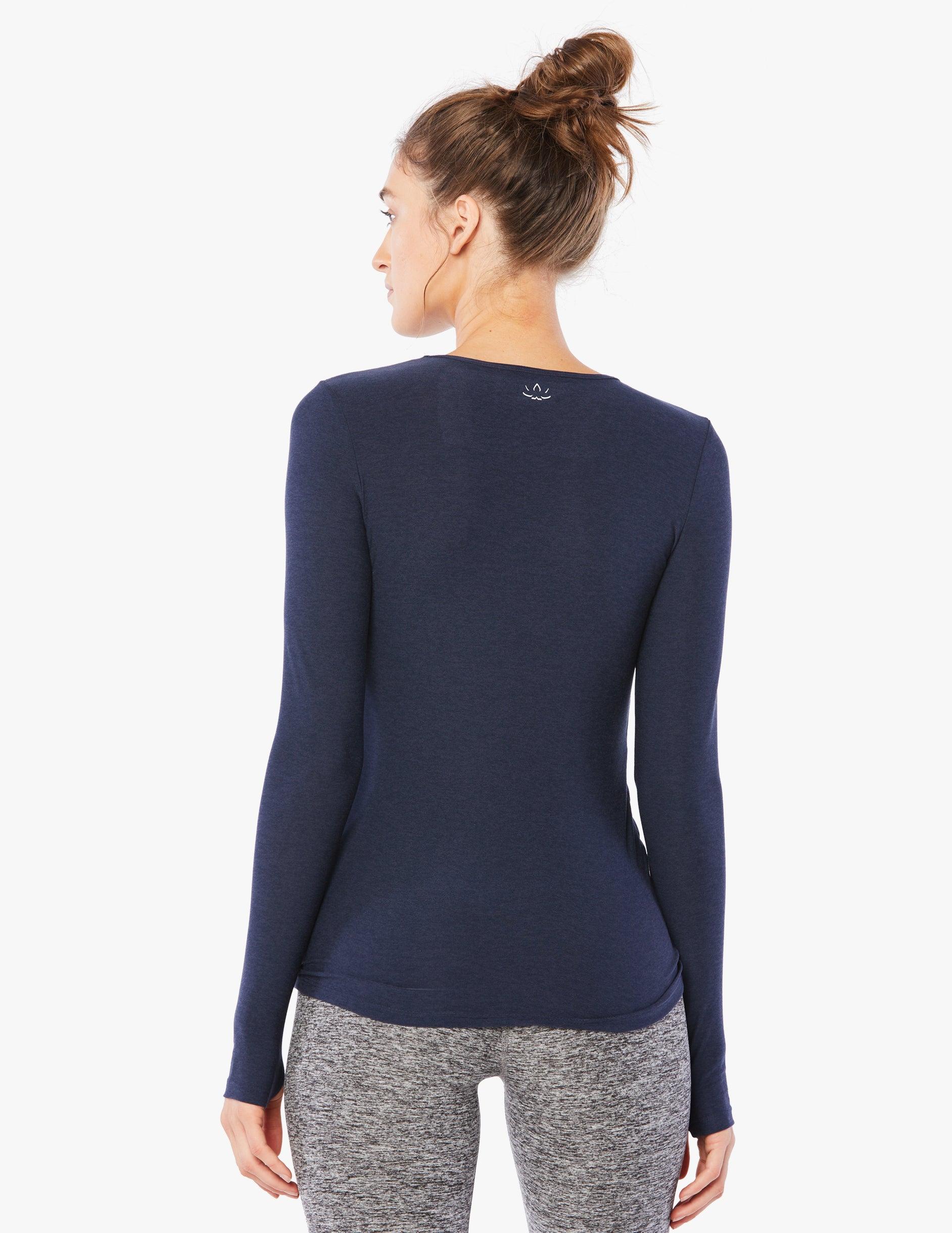 beyond yoga classic crew pullover