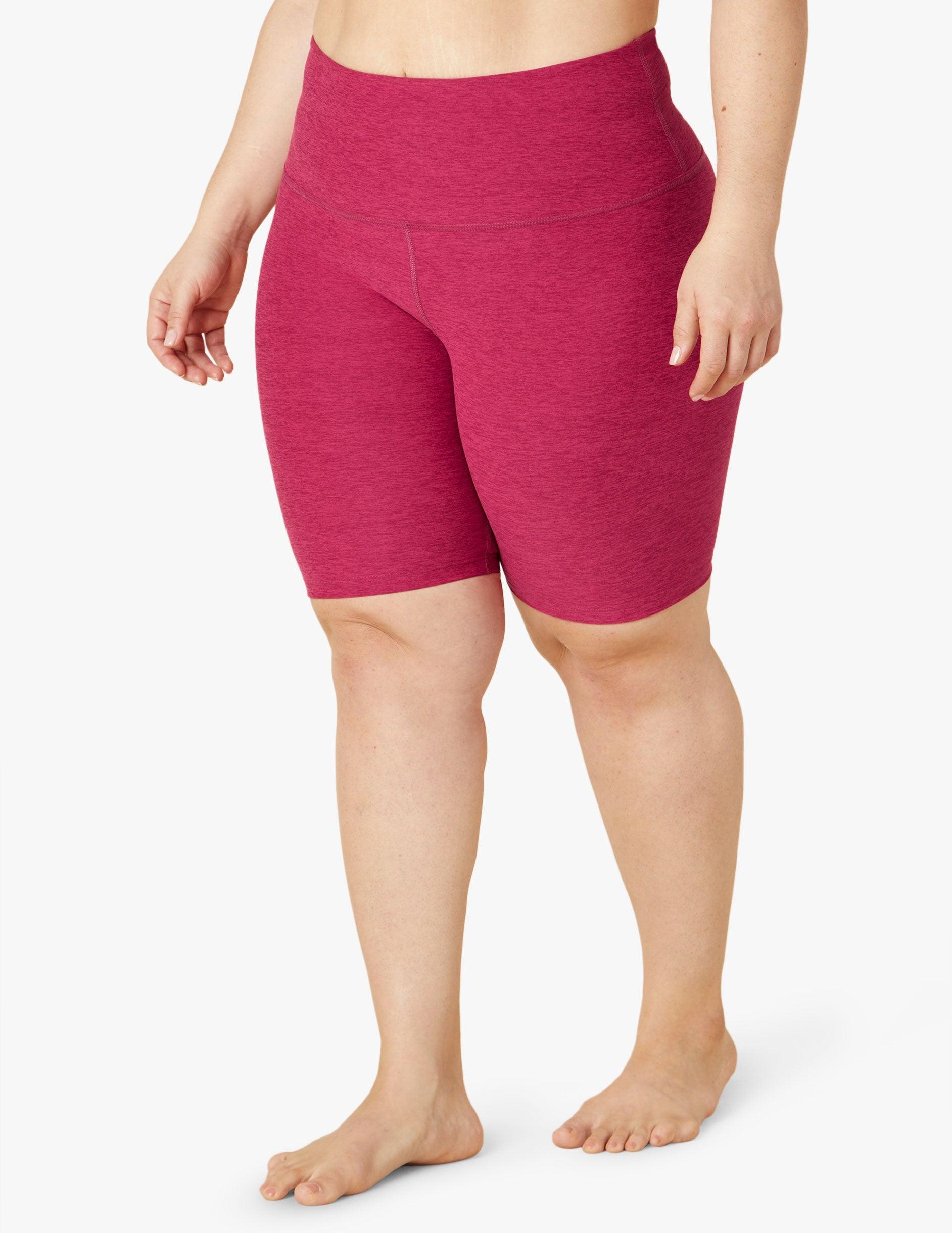 1x-4x in Red Beyond Yoga Spacedye Biker Short Womens Clothing Shorts Mini shorts 