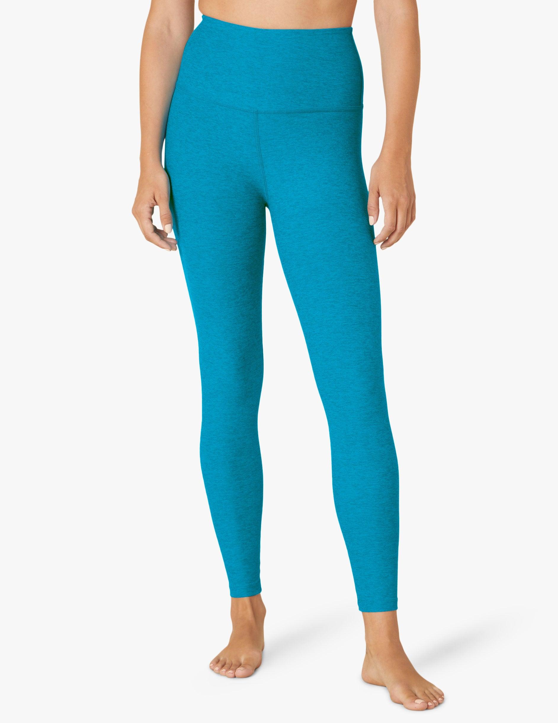 Beyond Yoga Spacedye Caught In The Midi High Waisted Legging in Blue Lyst