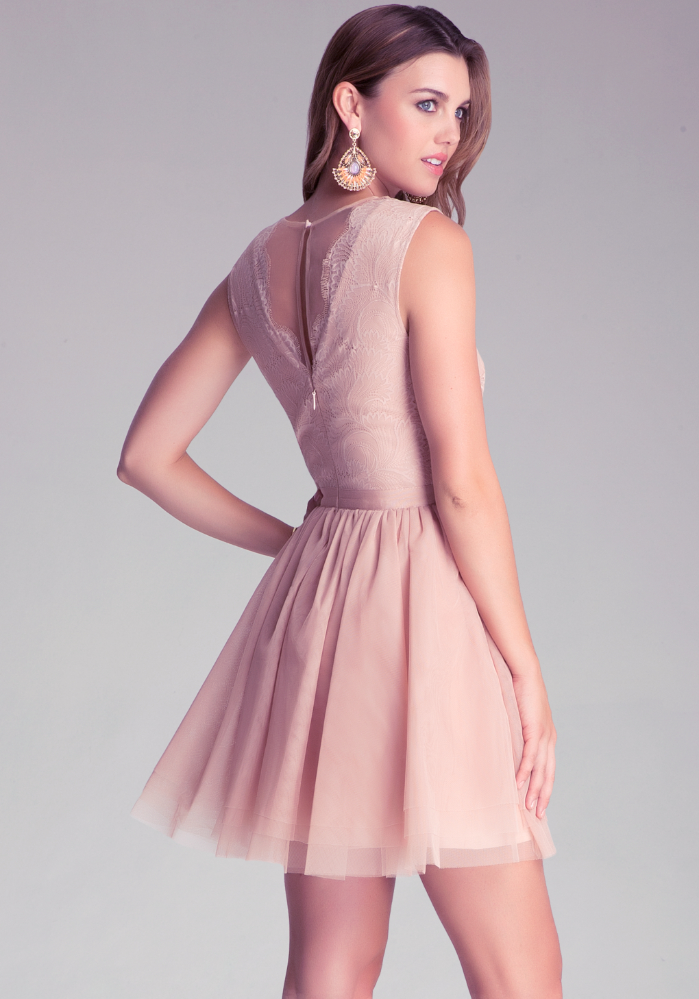 bebe pink dress