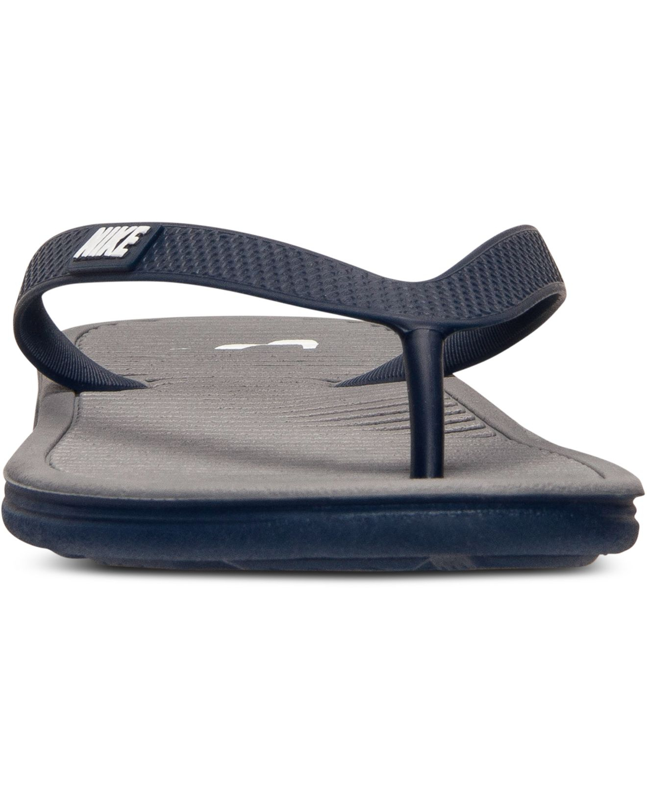 Nike Men's Solarsoft Thong Ii Sandals From Finish Line in Midnight  Navy/Cool Grey/w (Blue) for Men - Lyst
