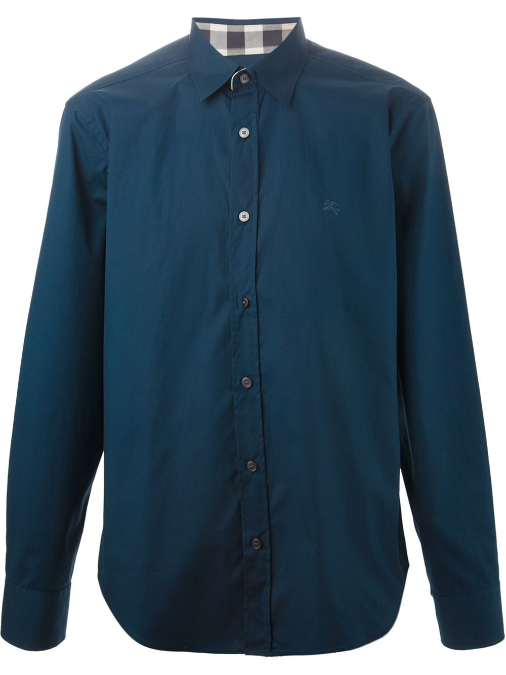 Burberry Brit Classic Collar Shirt in Blue for Men | Lyst